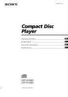 Yamaha CDPXA-30-ES - Owners Manual 